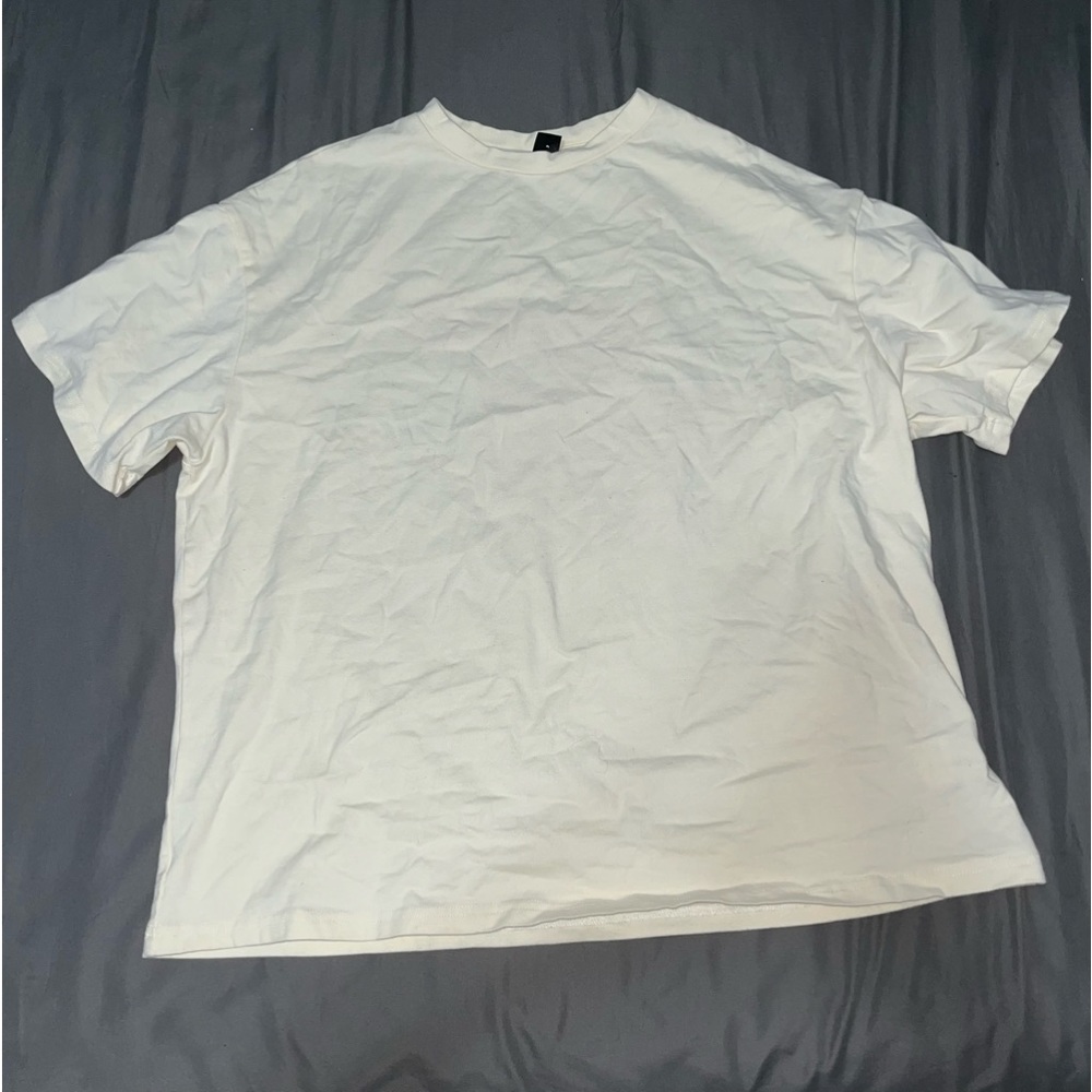 SHEIN beige graphic design tee